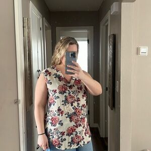 Floral spring tank
